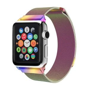 New Apple Watch Milanese Band Rainbow